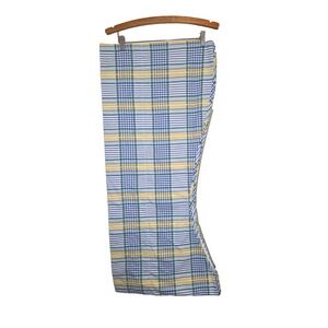 2 WAVERLY Home Classics Valley Plaid Lake Buckingham Scalloped Valances 17.5x80"